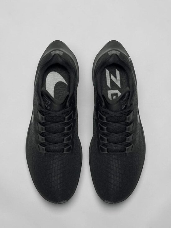 Nike Air Zoom Pegasus 37 Mens Running Shoes Size 9 Black/Smoke Grey BQ9646 005